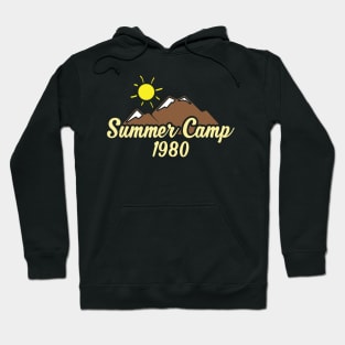 Summer Camp 1980s Vintage Retro 80s Campers Hoodie